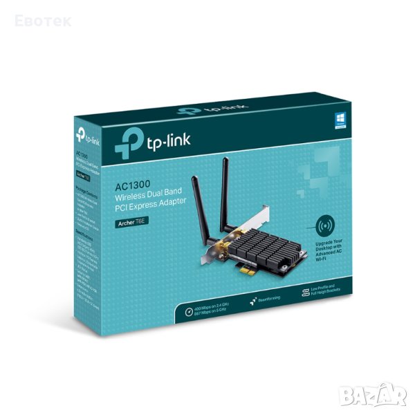 Мрежови адаптер TP-Link Archer T6E PCI-E Wi-Fi, снимка 1