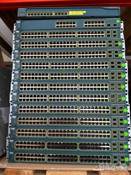 12 броя Switch Cisco Catalyst WS-C3560/C3560G Суич 24/48 порта, снимка 1
