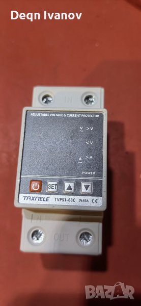 Защита по ток и напрежение 63А  монофазна, снимка 1