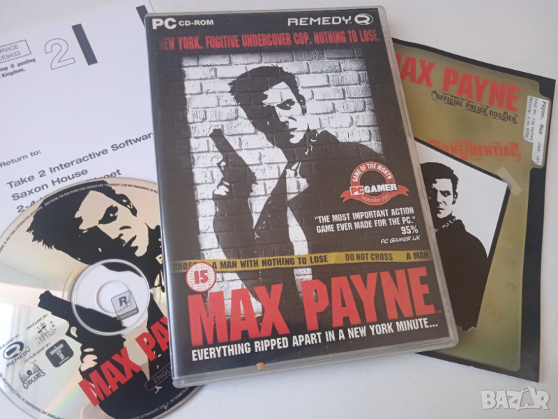 Max Payne оригинална компютърна игра / PC игра Game, снимка 1