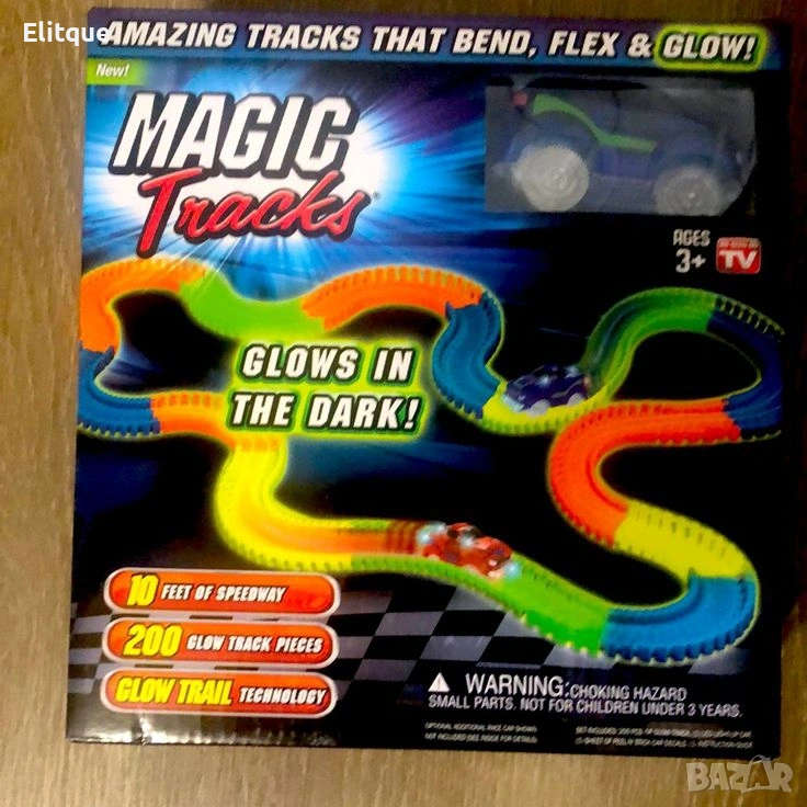 Magic Tracks – Детска светеща писта (220 части) 🚗, снимка 1