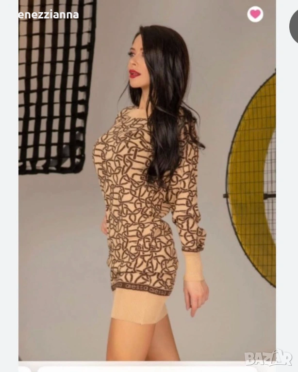 ALESSA Luxury Пуловер-Рокля плетиво - S, снимка 1