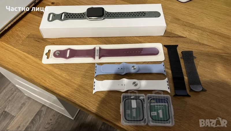 Apple Watch 8 45mm Cellular Silver Stainless Steel, снимка 1