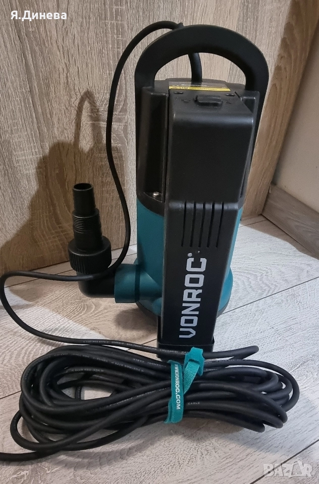 Водна помпа Vonroc 750w, снимка 1