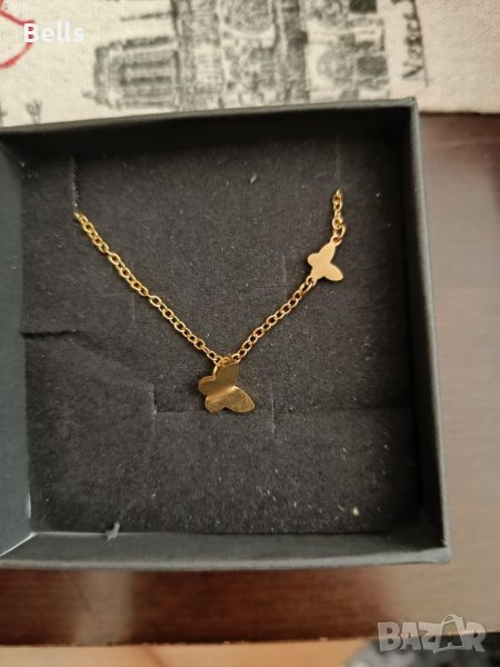 Дамско колие+обеци подарък , снимка 1