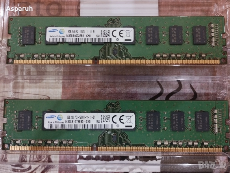 Samsung RAM 8+8gb.12800U, снимка 1