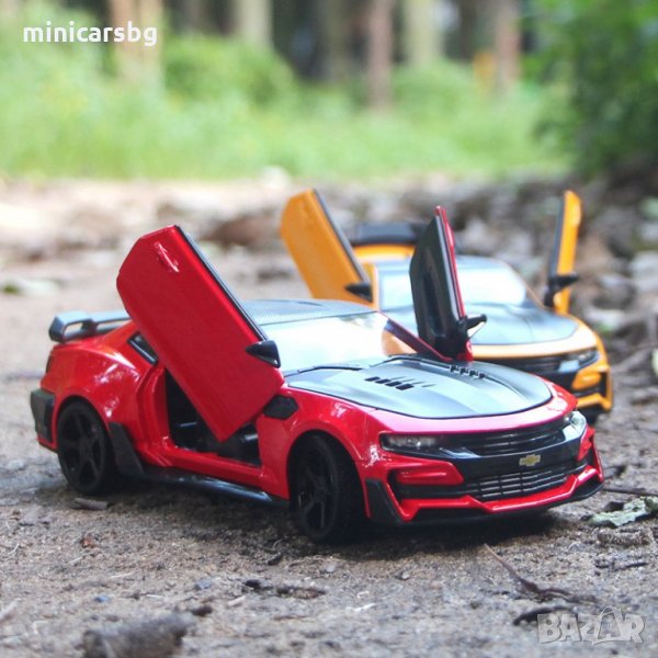 Метални колички: Chevrolet Camaro Bumblebee (Шевролет Камаро Трансформърс (Бъмбълби), снимка 1