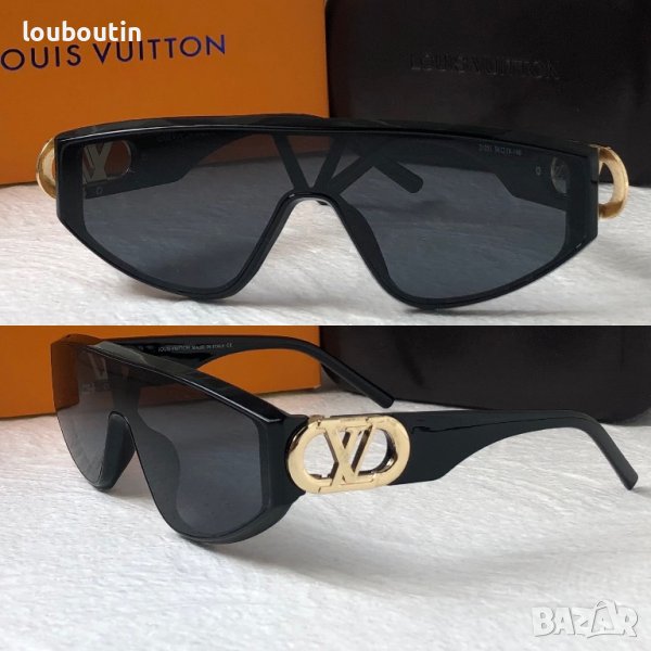 Louis Vuitton 2023 висок клас дамски мъжки слънчеви очила маска, снимка 1