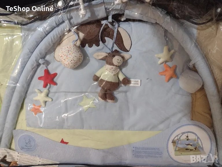 Активна гимнастика магаренцето Emmi, възраст 0-18 месеца, 100 x 80 см, многоцветна, снимка 1