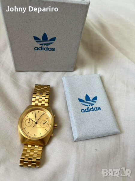 ЧАСОВНИК Adidas process chrono m3 all gold, снимка 1