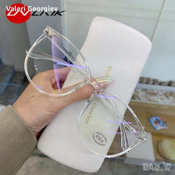 Очила за компютър без диоптър защита от синя светлина и оптично блокиране UVLAIK, снимка 1