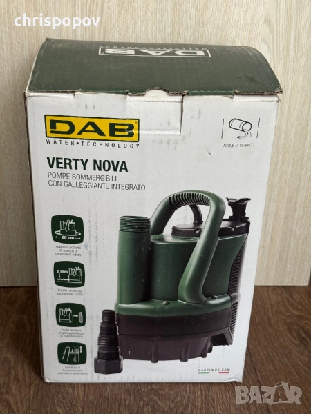 Потопяема дренажна помпа DAB VERTY NOVA 400 M, снимка 1
