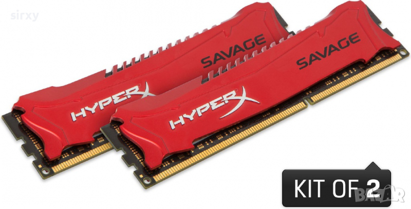 продавам - Kingston Savage 2 x 8GB, DDR3 @ 1600, CL9, снимка 1