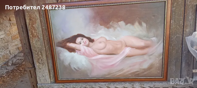 Картина на одалиска,голяма, снимка 1