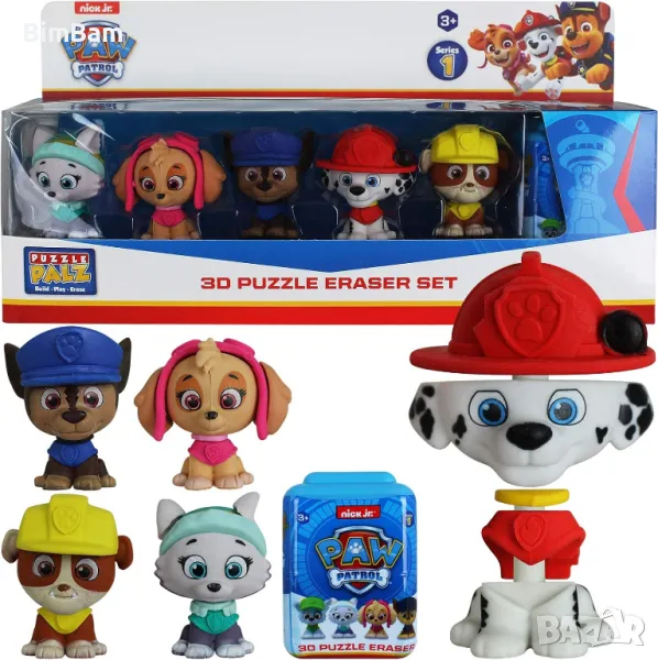 3D Puzzle Paw Patrol / Nickelodeon- гумичка , снимка 1