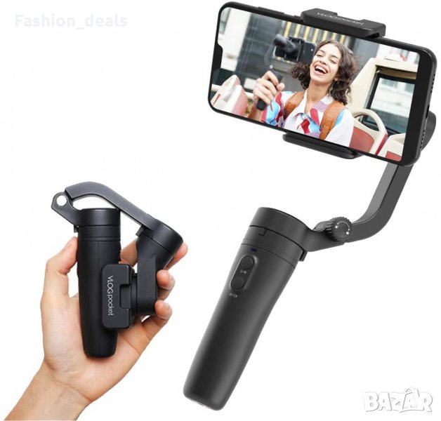 Нов Стабилизатор за Видео запис Влог Гимбал сгъваема стойка за телефон , снимка 1