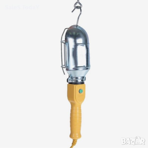 Подвижна работна лампа с 5 метра кабел, 12 V, 5м, снимка 1
