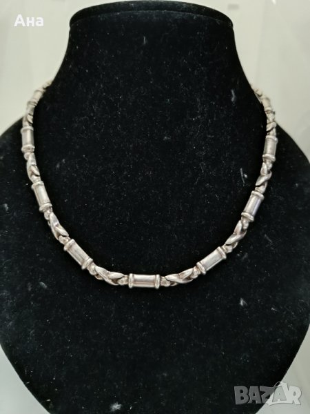 Дамско сребърно колие # 59А, снимка 1