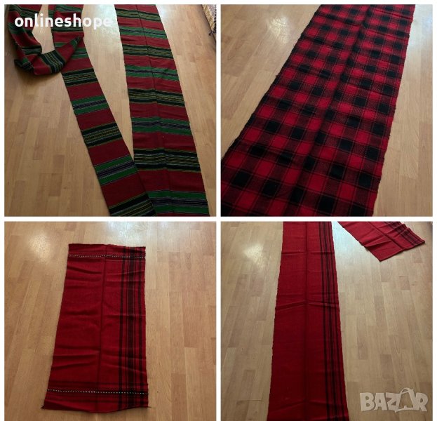 Ръчно тъкани от вълна черги / килими / пътеки от 1876г България, снимка 1