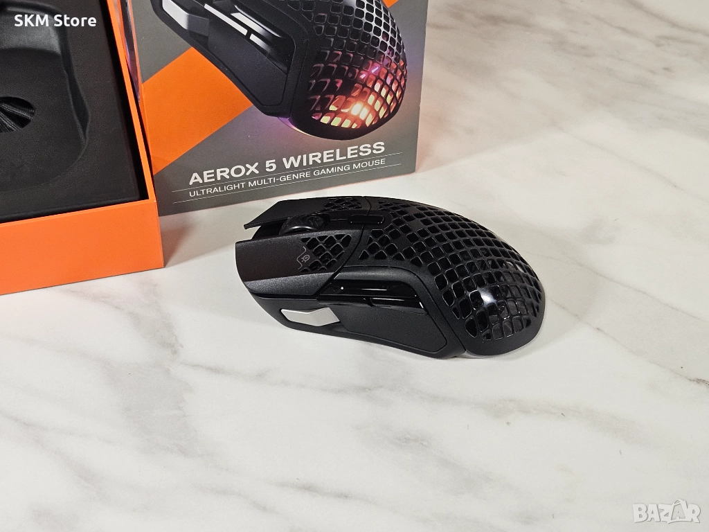 SteelSeries Aerox 5 Wireless – ултралека мишка за истински геймъри, снимка 1