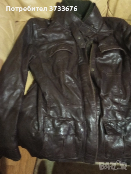 Дамско/юношеско/ кожено яке.Чисто ново.Рсъествена кожа., снимка 1