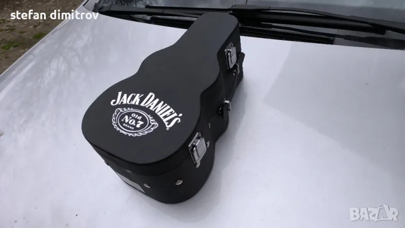 jack daniels-кожен куфар, снимка 1