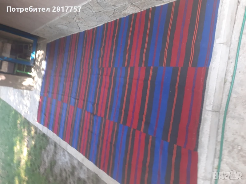 голяма вълнена черга от миналия век, НОВА!!!, снимка 1