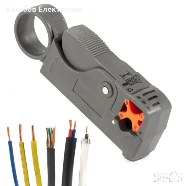 Устройство за сваляне на изолация за коаксиални кабели на антени, снимка 1