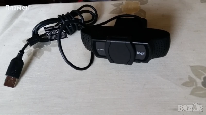Камера Logitech V-U0028 Webcam Carl Zeiss Tessar Lens 1080P Full HD, снимка 1
