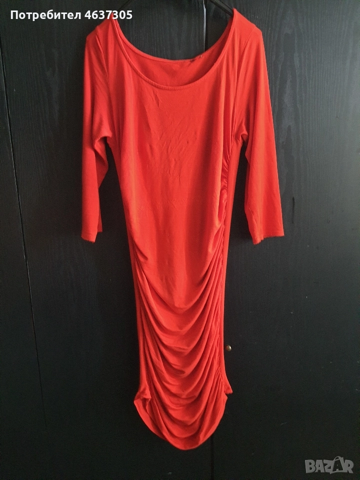 маркова червена официална рокля, снимка 1