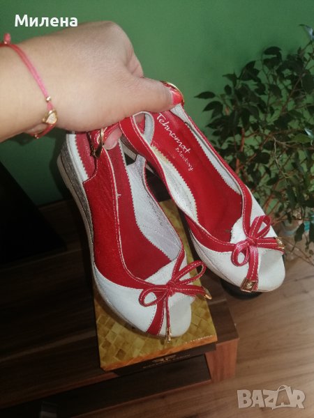 Сандали естествена кожа н. 36, снимка 1