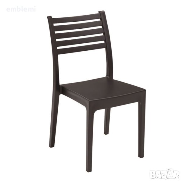 Стол трапезен градински OLIMPIA Черен, снимка 1