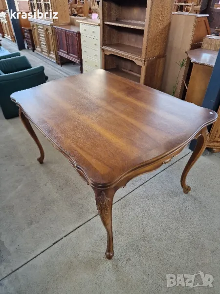 Масивна Барокова Разтегателна Маса-внос от Германия!, снимка 1