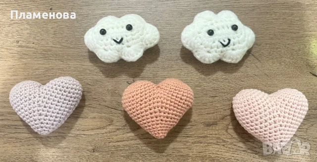 Малки плетени играчки, подходящи за ключодържатели