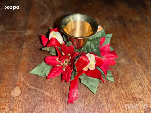 Коледен свещник , снимка 1