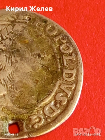 Сребърна монета 6 кройцера 1671г. Леополд първи Унгария за КОЛЕКЦИЯ 52995, снимка 11 - Нумизматика и бонистика - 53093864