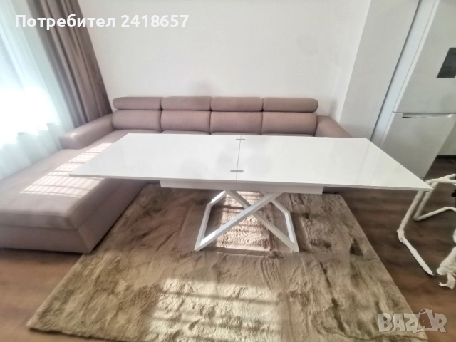 Разтегателна маса 2 в 1 , снимка 5 - Маси - 52652128