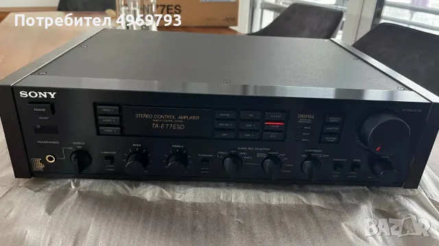 SONY TA-N77ES + TA-E77ESD, снимка 2 - Ресийвъри, усилватели, смесителни пултове - 56363163