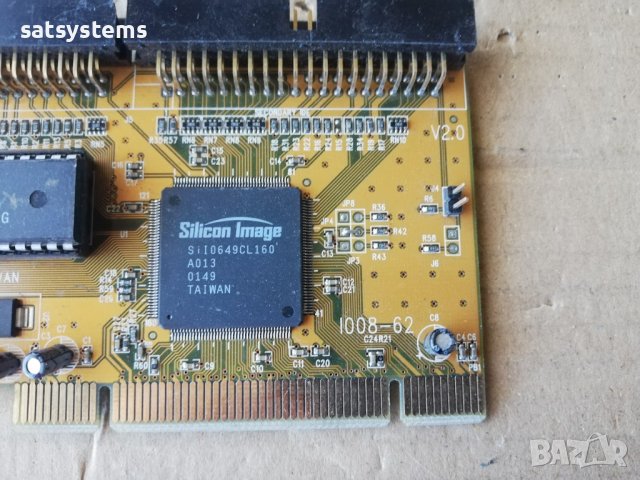 Silicon Image SIL0649CL160 Ultra ATA100 RAID Controller Card PCI, снимка 6 - Други - 42136493