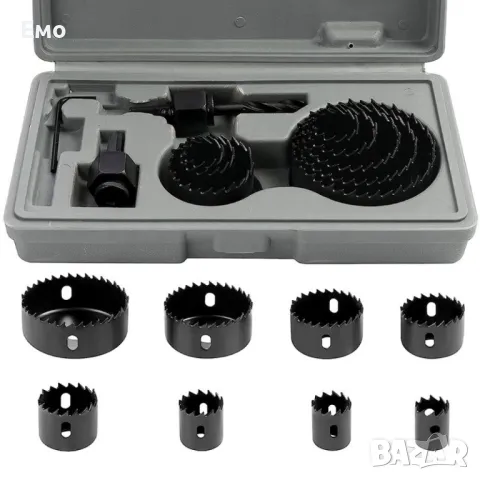 Промоция: Комплект триони за дупки за дърво, гиспокартон 16 Части от 19 mm до 127 mm, снимка 8 - Други инструменти - 48045374