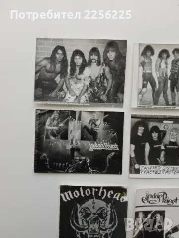 ЛОТ стари картички на метъл групи (лот 12), снимка 5 - Колекции - 49880056