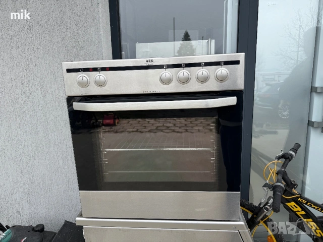 Фурна за вграждане AEG Инокс с плот , снимка 7 - Печки, фурни - 53719713