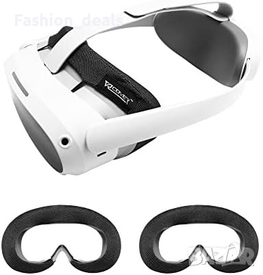Нови 2 броя Еластични ленти памучно покритие за очила PICO 4 Многократна употреба Виртуална реалност