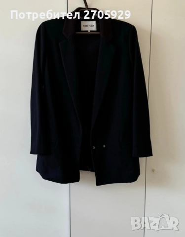Тъмно синьо вълнено сако/блейзър Bimba Y Lola, размер 38
