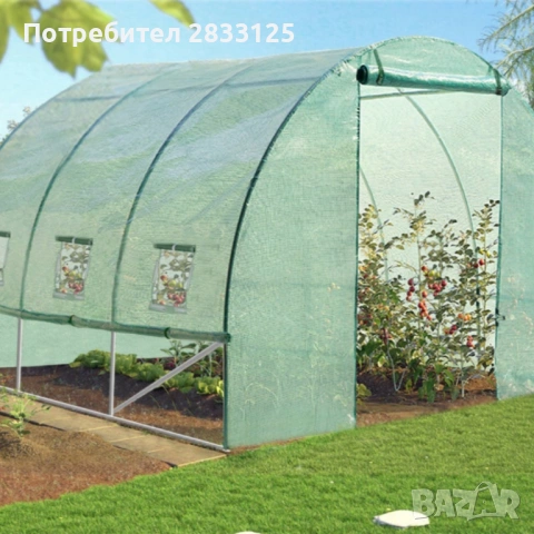 Здрава конструкция за оранжерия - поцинковани тръби и лесен монтаж, снимка 5 - Оранжерии - 53642895