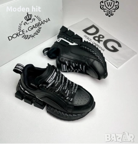 Dolce & Gabbana унисекс сникърси висок клас реплика, снимка 3 - Маратонки - 53615319
