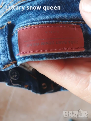 дънки Зара 6м-18м , снимка 3 - Бебешки дънки - 50559954