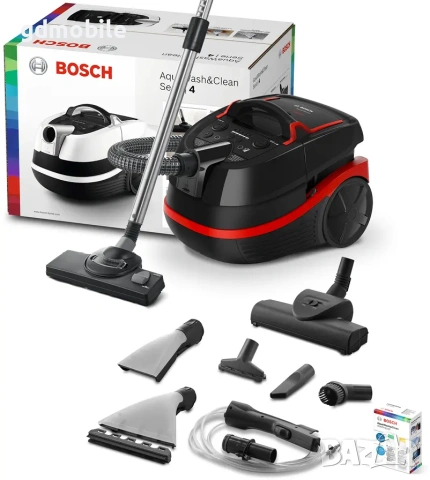 Прахосмукачка за мокро и сухо почистване AquaWash & Clean Bosch Serie 4, снимка 4 - Прахосмукачки - 53445276