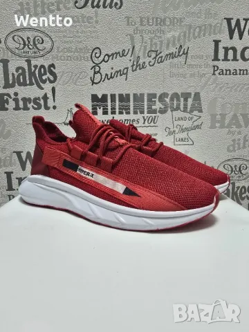 Мъжки маратонки - Червени, снимка 1