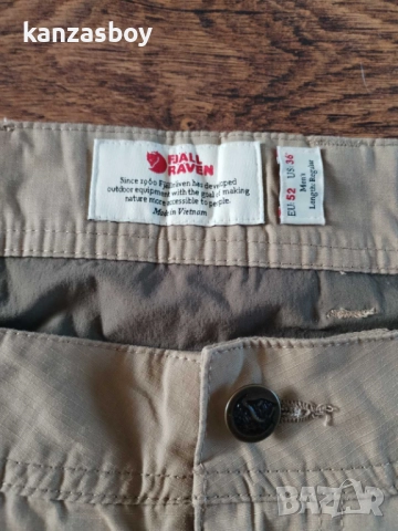 fjallraven abisko lite trekking zip-off m reg - мъжки трекинг панталон КАТО НОВ 52/Л, снимка 9 - Спортни дрехи, екипи - 51955546